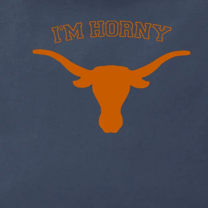 I’M Horny Texas Zip Tote Bag