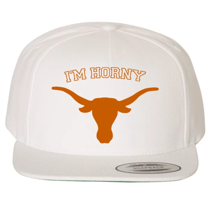 I’M Horny Texas Wool Snapback Cap