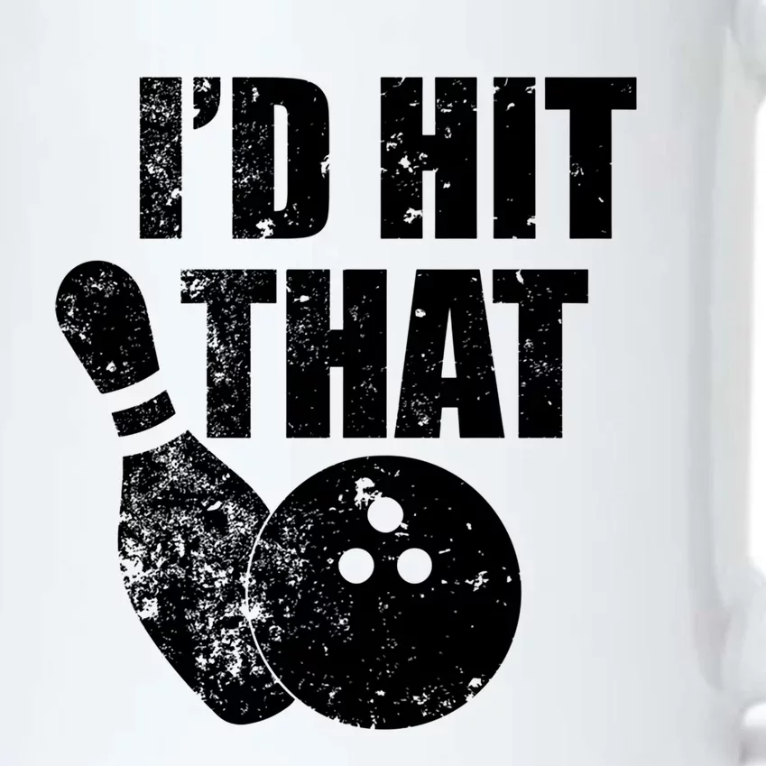 ID Hit That Funny Bowling Quote For Bowlers Cute Gift Black Color Changing Mug