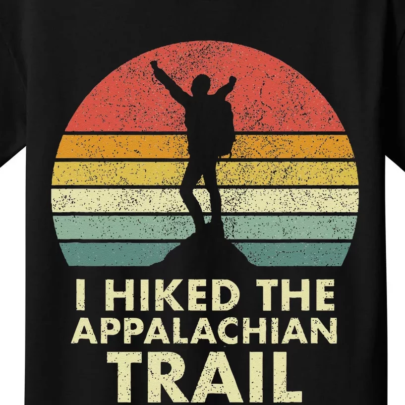 I Hiked The Appalachian Trail AT Thru Hiked Thru Hiker Kids T-Shirt