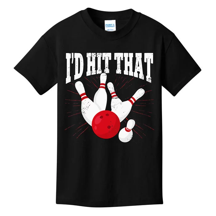 Id Hit That Bowling Kids T-Shirt