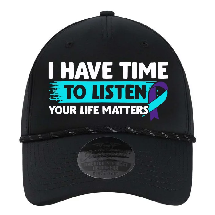 I Have Time To Listen Suicide Awareness Mental Health Performance The Dyno Cap