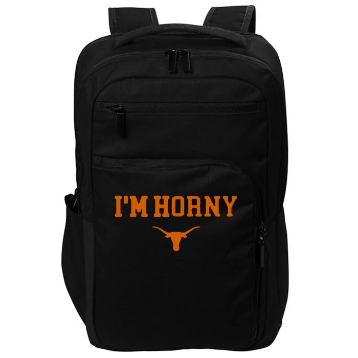 I’m Horny Texas Impact Tech Backpack