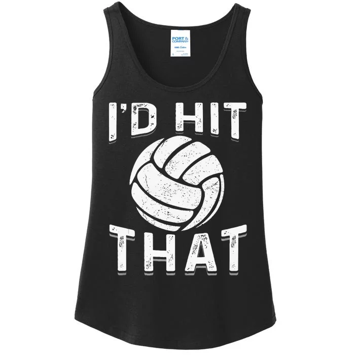 Id Hit That Summer Beach Volleyball Ladies Essential Tank