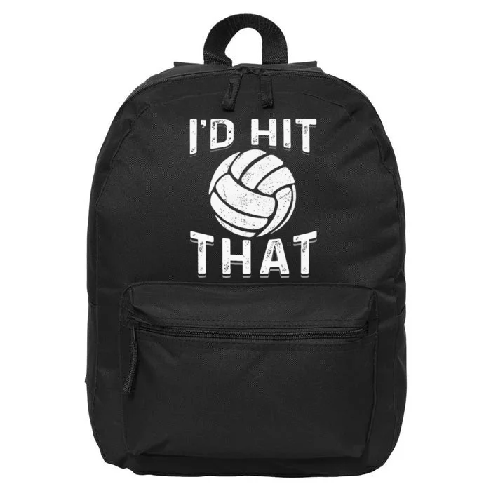 Id Hit That Summer Beach Volleyball 16 in Basic Backpack