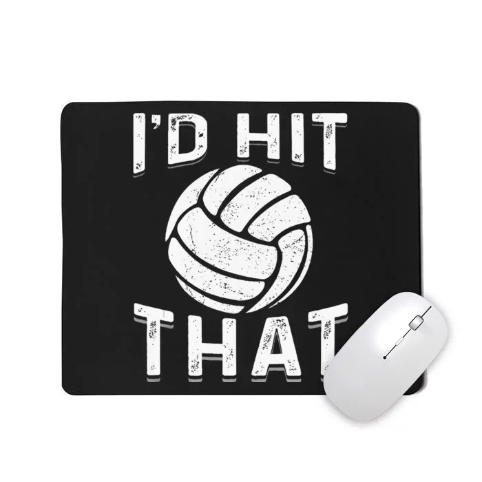 Id Hit That Summer Beach Volleyball Mousepad