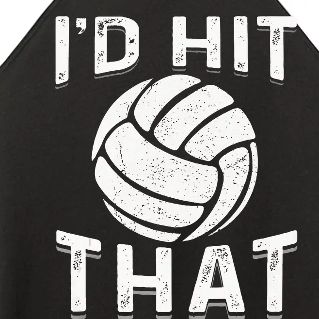 Id Hit That Summer Beach Volleyball Women’s Perfect Tri Rocker Tank