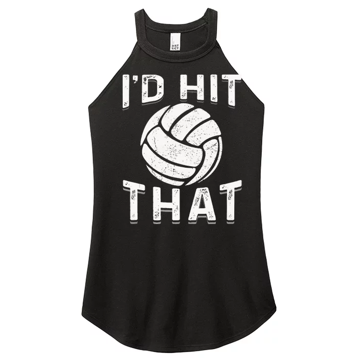 Id Hit That Summer Beach Volleyball Women’s Perfect Tri Rocker Tank