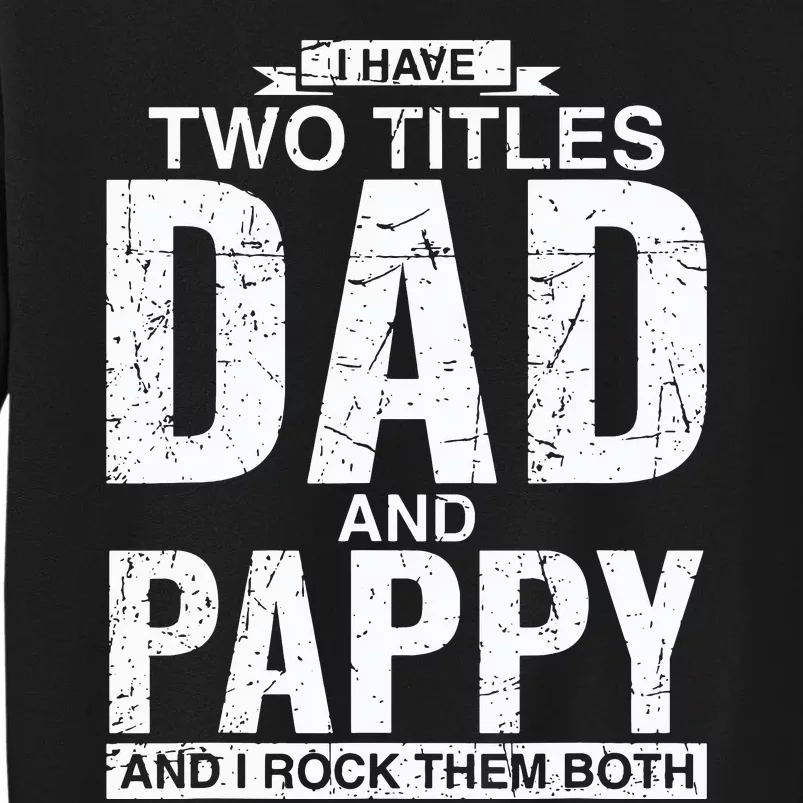 I Have Two Titles Dad And Pappy Fathers Day Sweatshirt