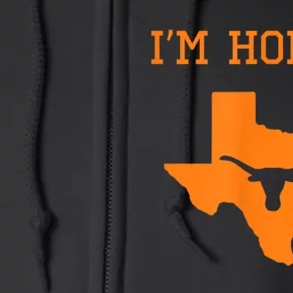 I’m Horny Texas Full Zip Hoodie