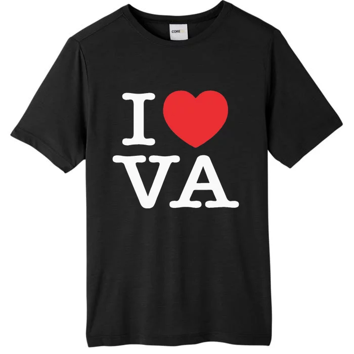 I Heart VA Love Virginia ChromaSoft Performance T-Shirt