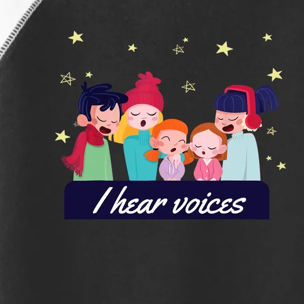 I Hear Voices Choir Singer Toddler Fine Jersey T-Shirt