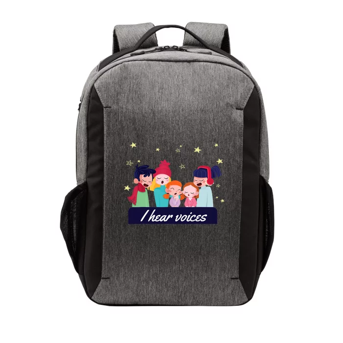 I Hear Voices Choir Singer Vector Backpack