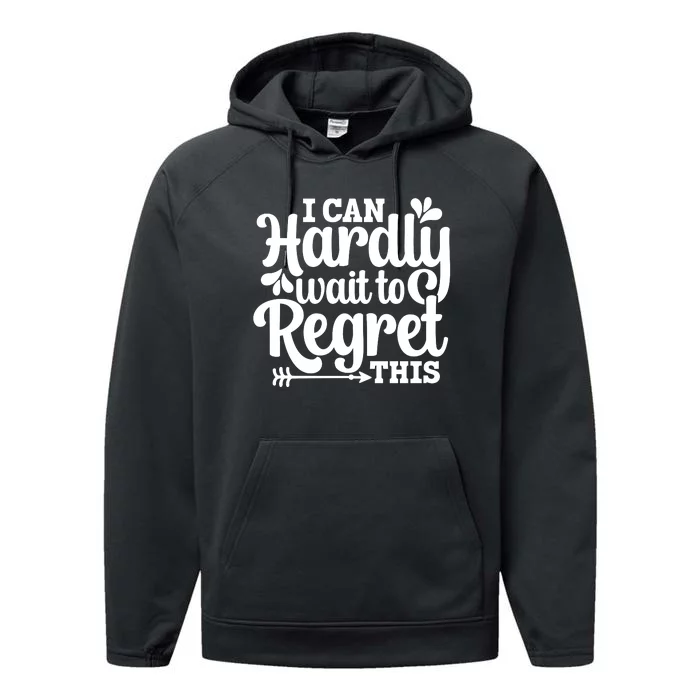 ICan Hardly Wait Performance Fleece Hoodie