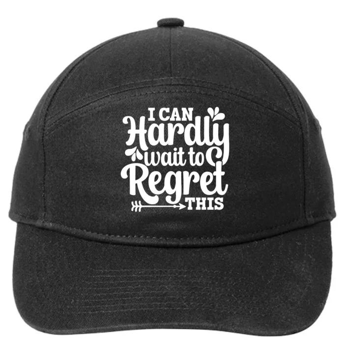 ICan Hardly Wait 7-Panel Snapback Hat