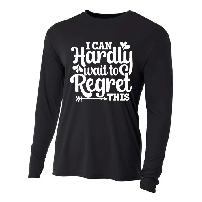 ICan Hardly Wait Cooling Performance Long Sleeve Crew