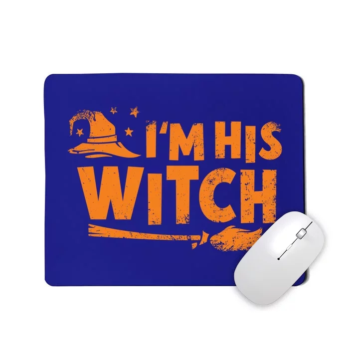 Im His Witch Halloween Couple Gift Mousepad