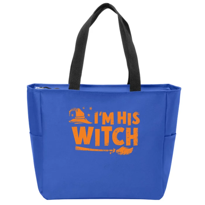 Im His Witch Halloween Couple Gift Zip Tote Bag