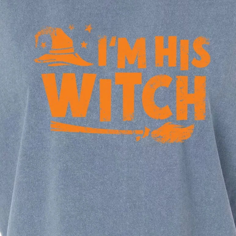 Im His Witch Halloween Couple Gift Garment-Dyed Women's Muscle Tee