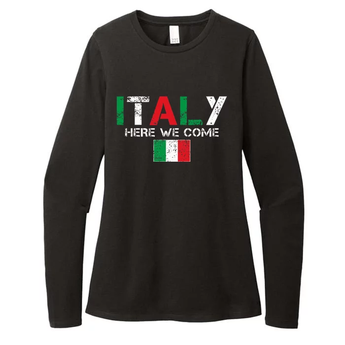 Italy Here We Come Matching Italian Family Vacation Trip Womens CVC Long Sleeve Shirt