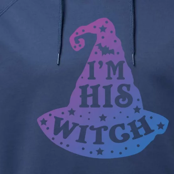 Im His Witch Couples Halloween Costumes Cute Gift Performance Fleece Hoodie