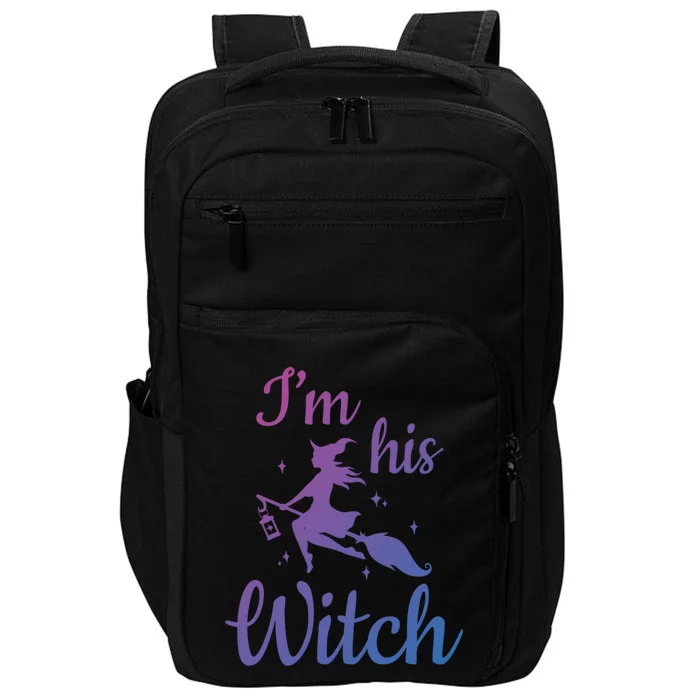 Im His Witch Cute Couple Halloween Costume Cute Gift Impact Tech Backpack