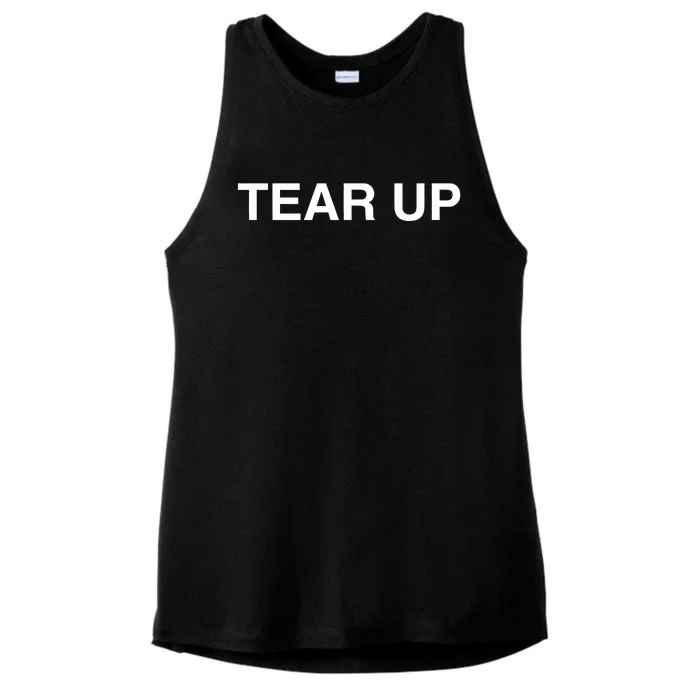 Ian Happ Wearing Tear Up Ladies Tri-Blend Wicking Tank