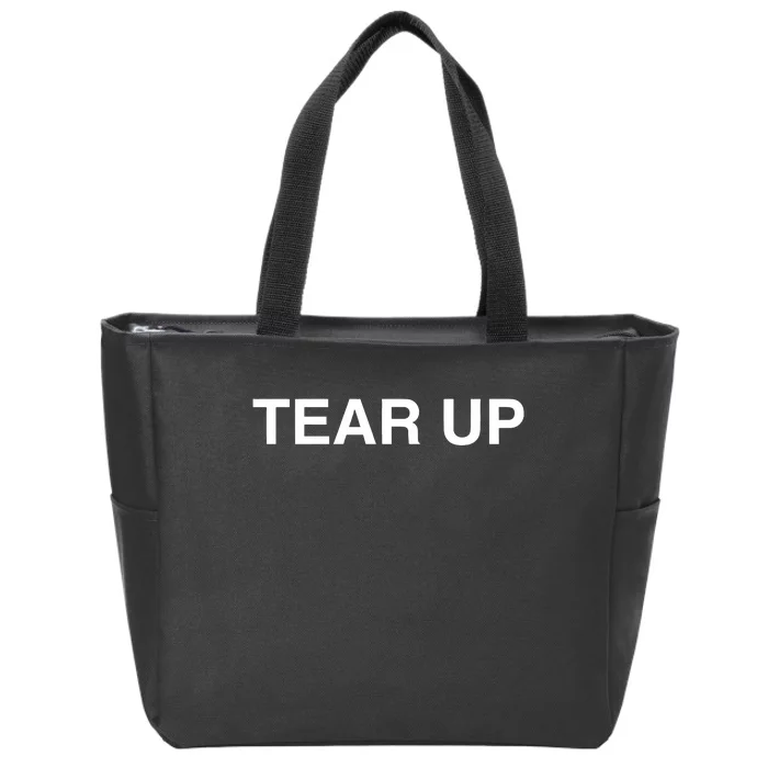 Ian Happ Wearing Tear Up Zip Tote Bag