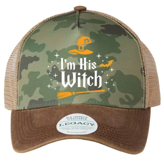 IM His Witch Gift Couple Matching Friend Wife Legacy Tie Dye Trucker Hat