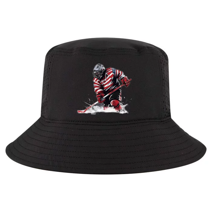 Ice Hockey Women Puck Hockey Player Cool Comfort Performance Bucket Hat