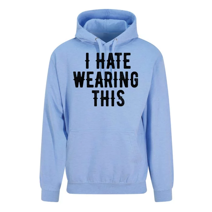 I Hate Wearing This Funny Unisex Surf Hoodie