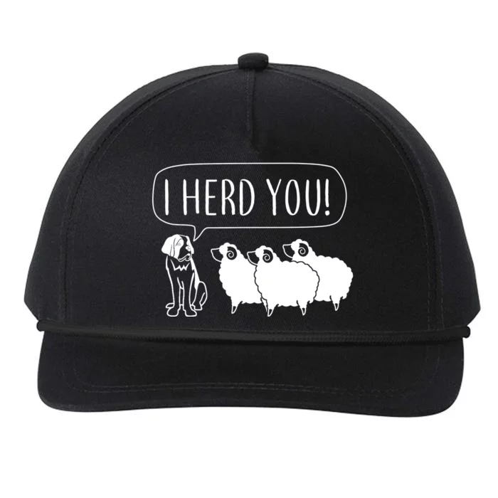 I Herd You Snapback Five-Panel Rope Hat