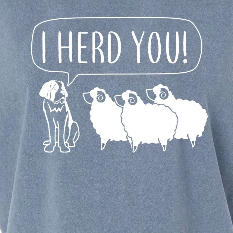 I Herd You Garment-Dyed Women's Muscle Tee