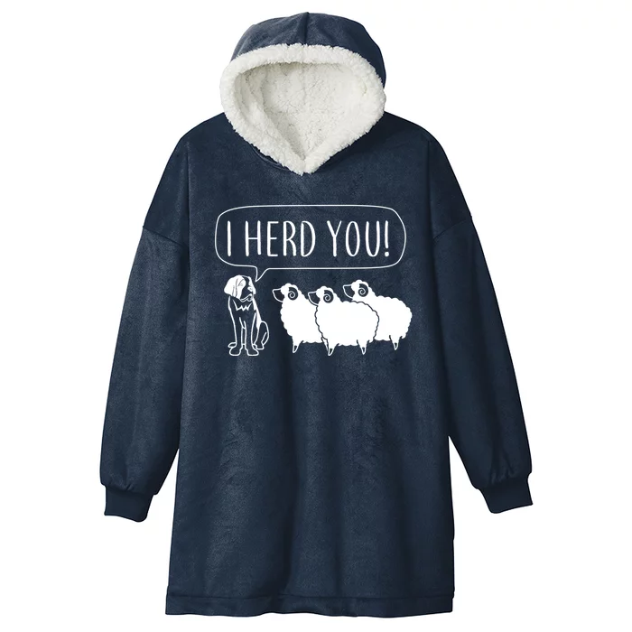 I Herd You Hooded Wearable Blanket