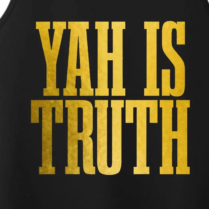 Israelite Hebrew Yah Is Truth Israel Judah Performance Tank