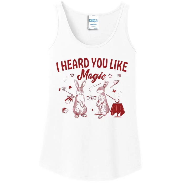 I Heard You Like Magic Rabbit Baby Ladies Essential Tank