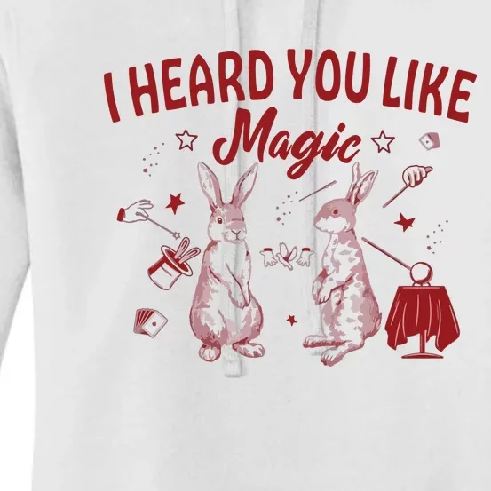 I Heard You Like Magic Rabbit Baby Women's Pullover Hoodie