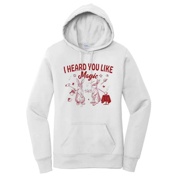 I Heard You Like Magic Rabbit Baby Women's Pullover Hoodie