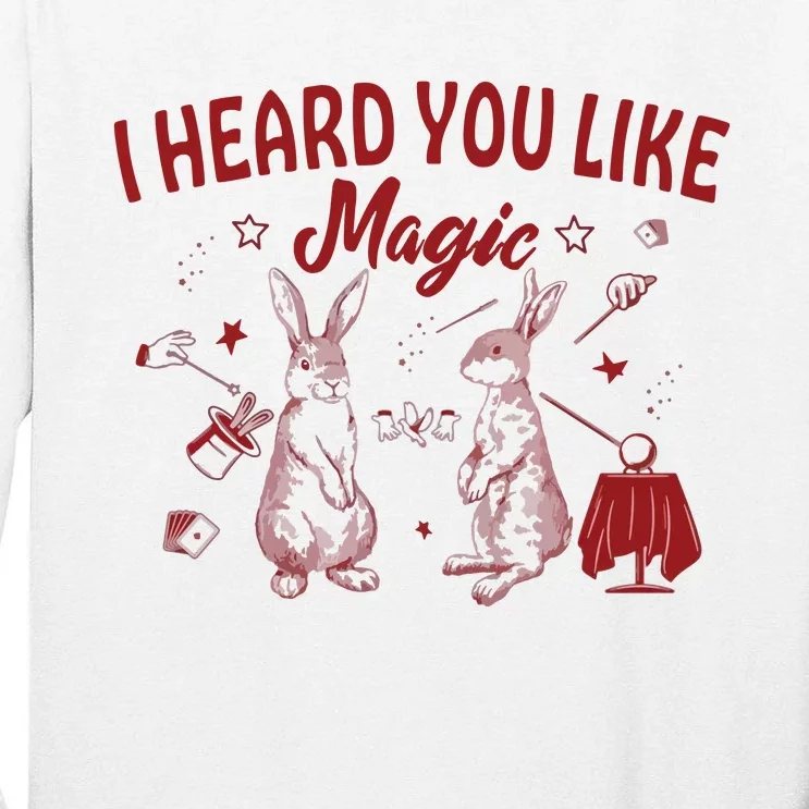 I Heard You Like Magic Rabbit Baby Tall Long Sleeve T-Shirt