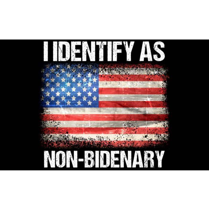 I Identify As NonBidenary Shirt Funny Anti Biden Bumper Sticker