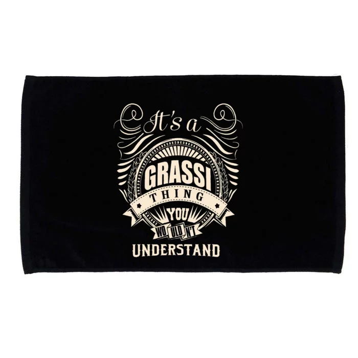 It Is A Grassi Thing Gifts Microfiber Hand Towel