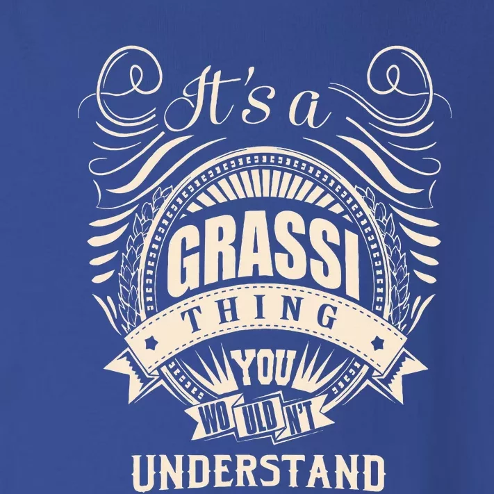 It Is A Grassi Thing Gifts Toddler Long Sleeve Shirt