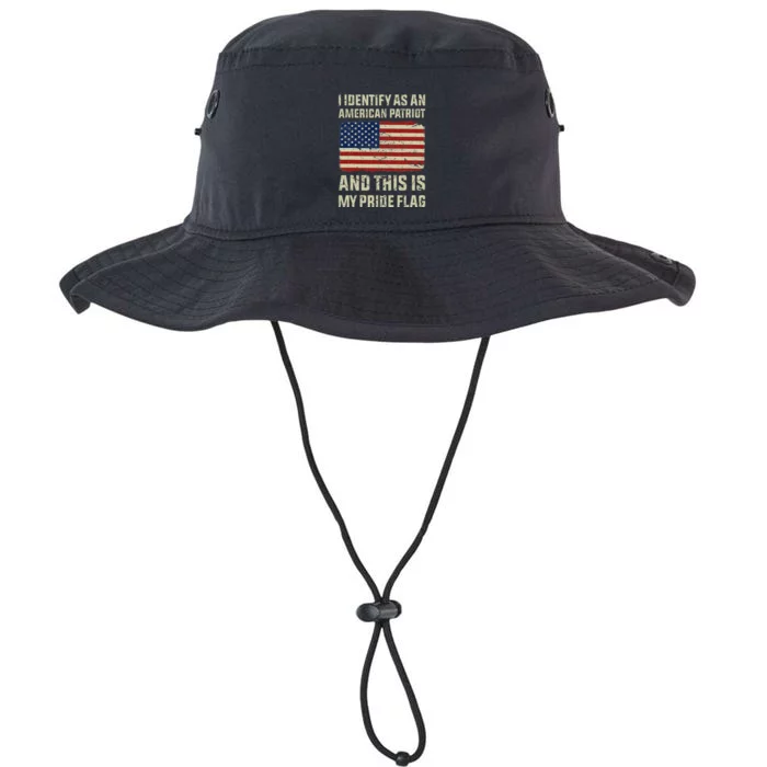 I Identify As An American Patriot This Is My Pride Flag Legacy Cool Fit Booney Bucket Hat