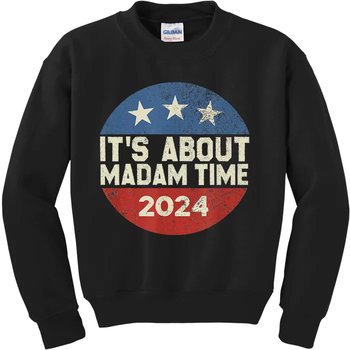 ItS Is About Madam Time Kids Sweatshirt