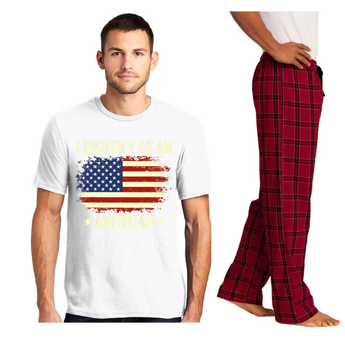 I Identify As An American Proud American Pajama Set