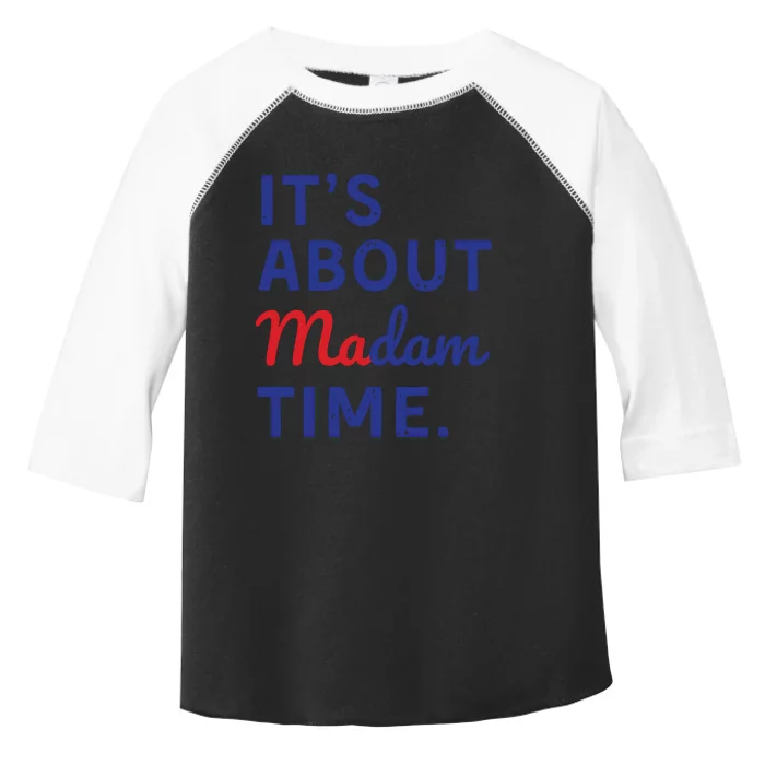 Its Is About Madam Time Toddler Fine Jersey T-Shirt