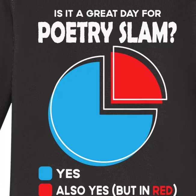 Is It A Great Day For Poetry Slam Baby Long Sleeve Bodysuit