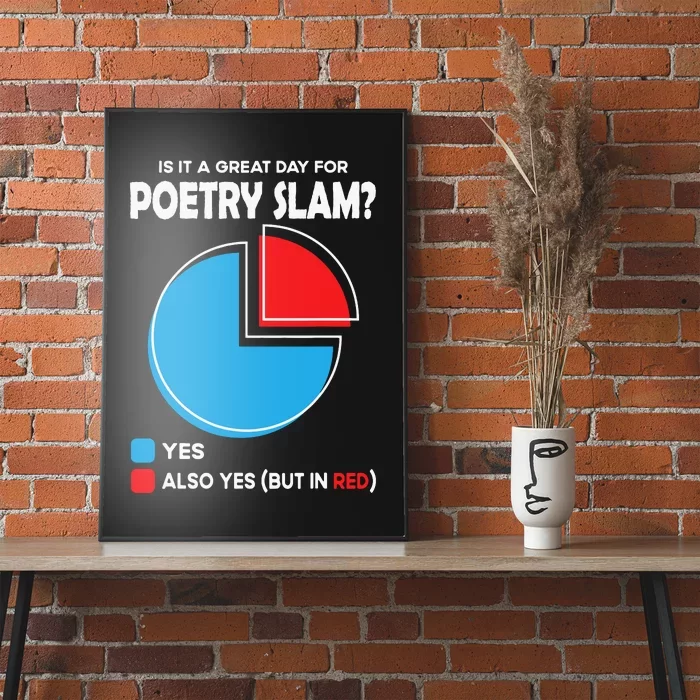 Is It A Great Day For Poetry Slam Poster