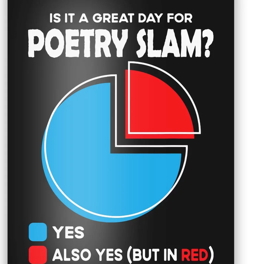 Is It A Great Day For Poetry Slam Poster