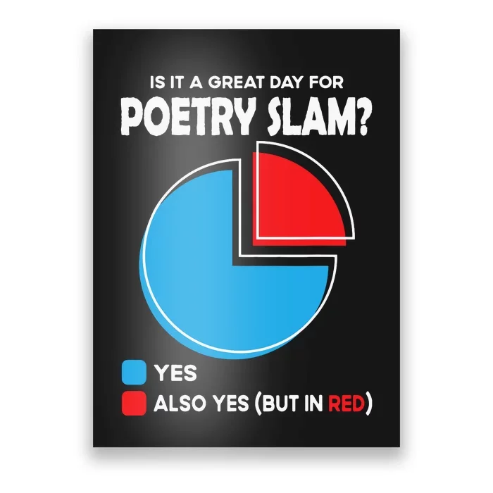 Is It A Great Day For Poetry Slam Poster